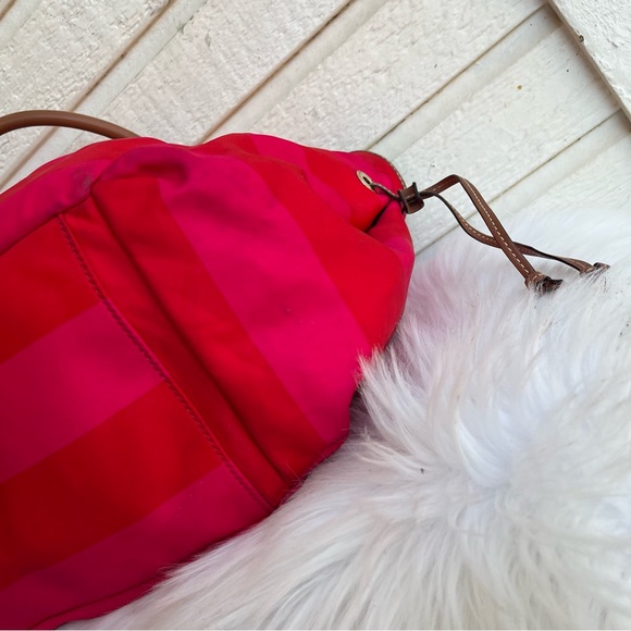KATE SPADE Nylon Stripe Summer XL Tote Shoulder Bag Diaper Bag - Picture 7 of 14